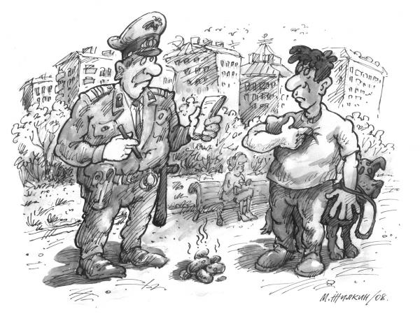 Карикатура, Михаил Жилкин