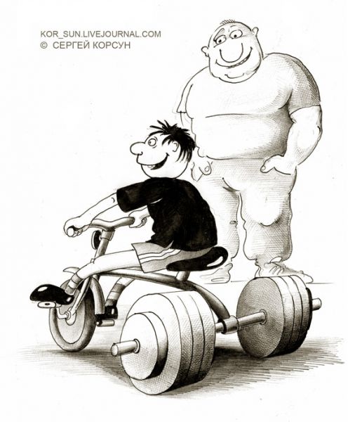 Карикатура: Олимпийский резерв, Сергей Корсун