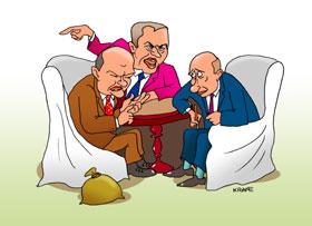 Карикатура: Нельзя совбез создавать по всей стране..., Евгений Кран