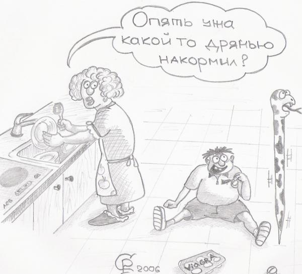 Карикатура: Эксперимент с виагрой, Серебряков Роман
