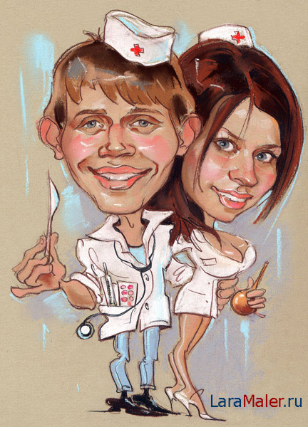 Карикатура: Студенты-медики, lara