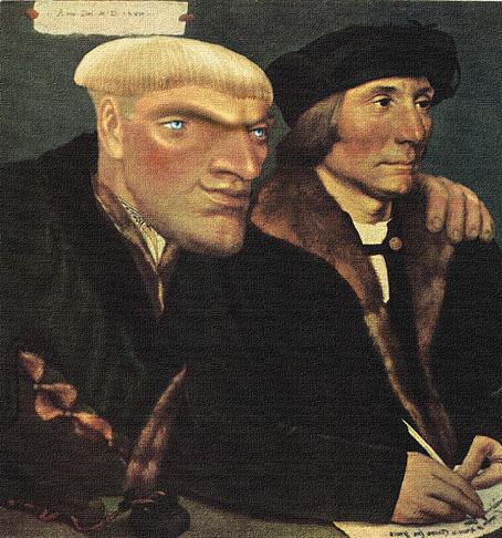 Карикатура: Портрет Томаса Годселва с третьим сыном, Петр Малков