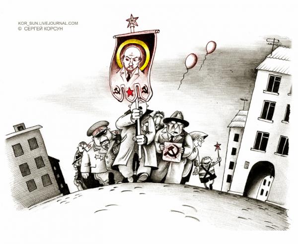Карикатура: Звездный ход, Сергей Корсун