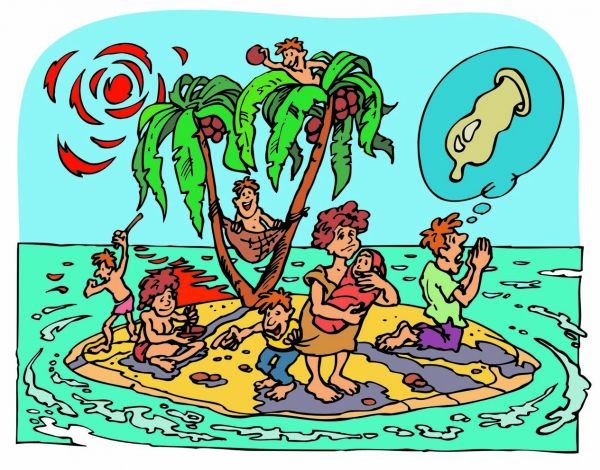 Карикатура: Обитаемый остров, Михаил Жилкин