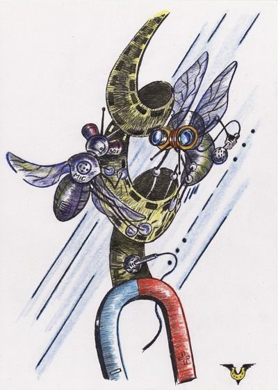 Карикатура: Липучка для мух, Владимир Уваров